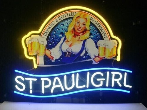 X10 pauli girl beer - 14"x10",