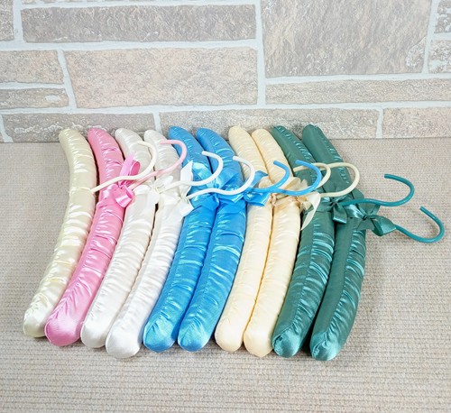 Satin padded hangers lot 10 - hangers,