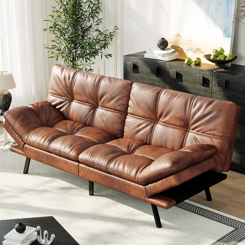 Convertible futon sofa - 71",