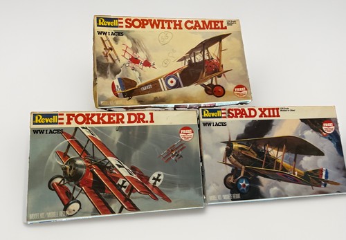 Lot revell wwi model kits - model,