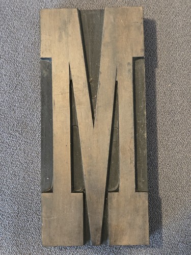 Vintage wood letterpress - wood,