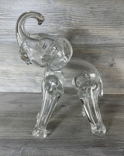 Vintage clear hand blown - vintage,