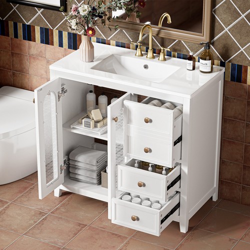 Bathroom vanity w - 36'',