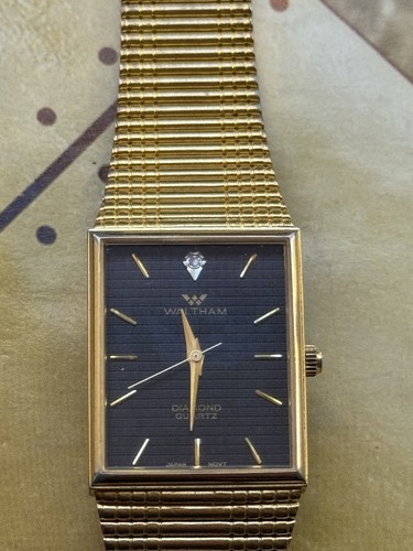 Waltham diamond quartz watch - waltham,