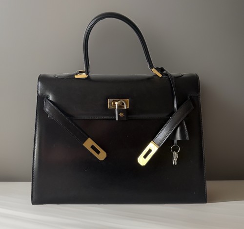 Authentic bally hand bag black - authentic,