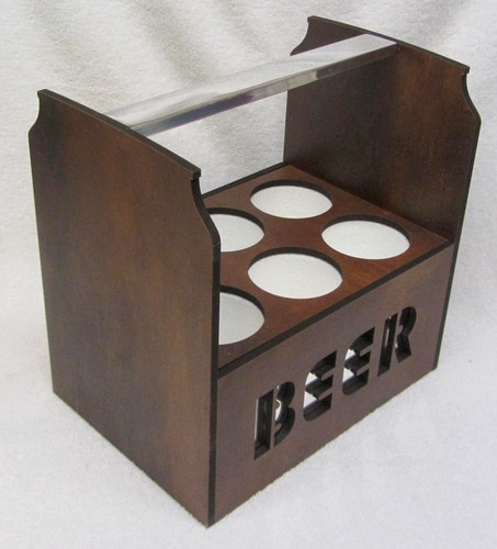 Wood pack beer - wood, 6