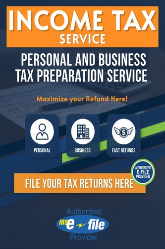 Income tax preparation service - tax,
