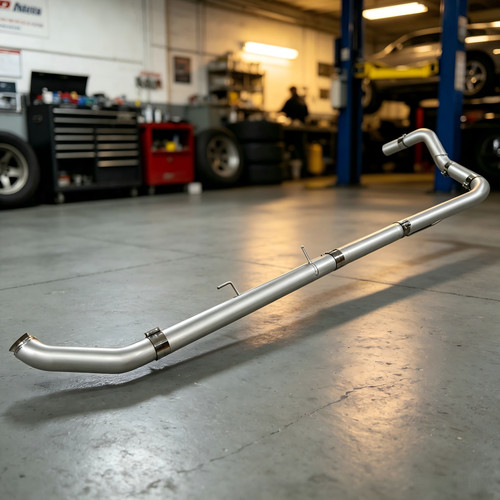 Turbo back muffler - back, exhaust