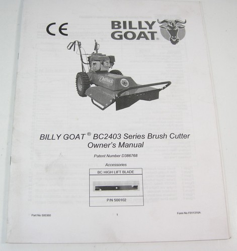 Billy goat bc2403 - billy, brush