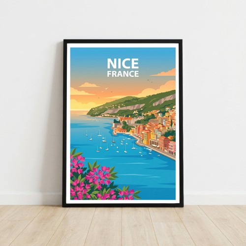 Nice france travel - france, wall