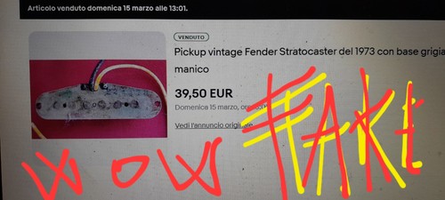 Pickup per ponte fender - pickup,