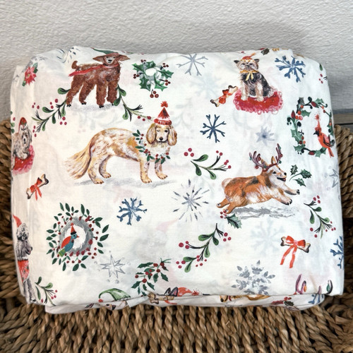 Pottery barn christmas dog - pottery,