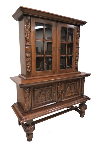 Vintage french china cabinet - french,