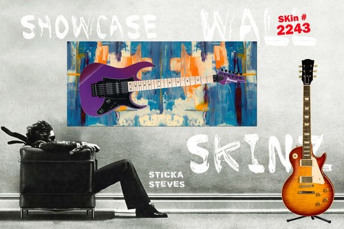 Wall art guitar display décor - art,