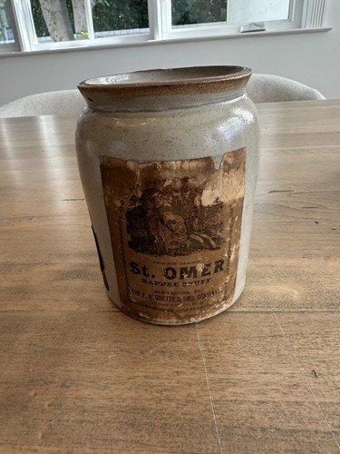 Omer rappee snuff jar - omer,