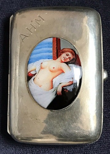 Rare antique silver and - rare, enamel
