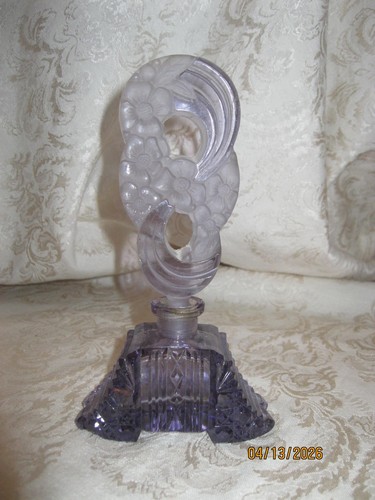 Antique purple czech perfume - purple,