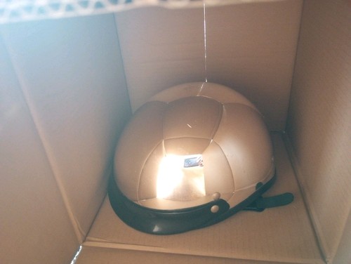 Skid lid motorcycle helmet - lid,