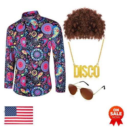 Men 70s disco costume - 70s,