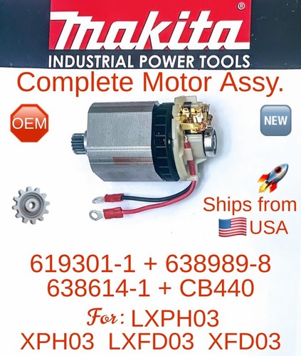 Makita oem motor - motor, assy.+
