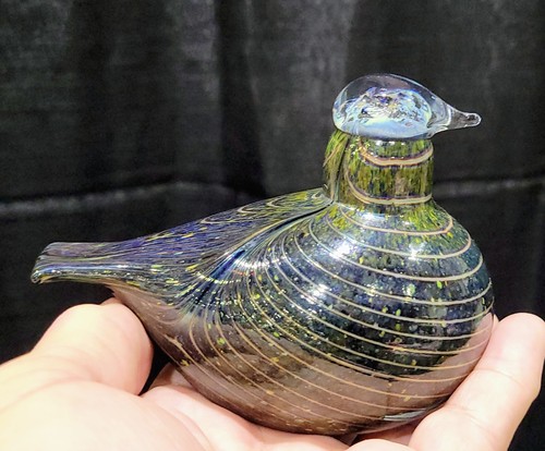 Iittala oiva toikka glass - oiva, bird