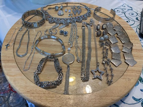 Lot silver tone - silver-tone, jewelry