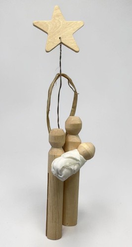 Rustic wood nativity christmas - rustic,