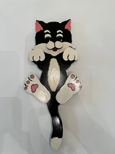 Vintage wood hanging black - vintage,