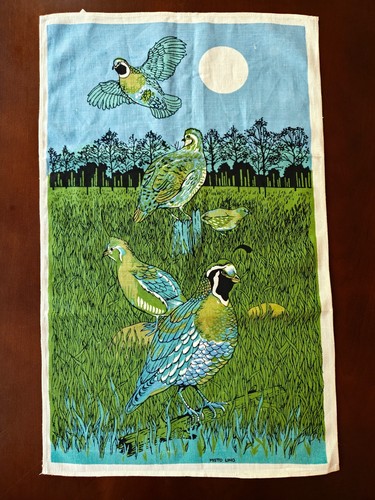 Vintage italian tea towel - towel, wall