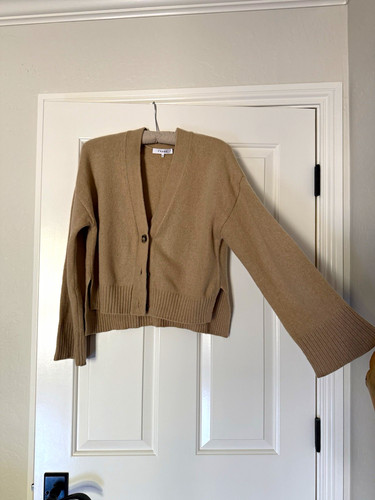 Frame cashmere neck - cashmere, button
