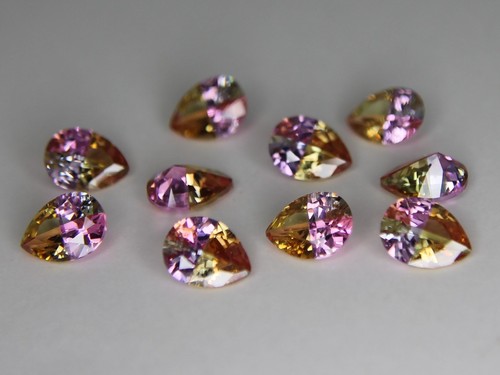 Multicolor oval round pear - multicolor,