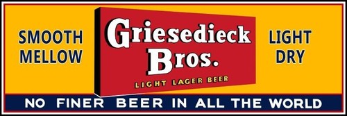 Griesedieck bros light lager - bros.,