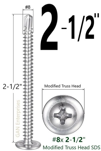 Modified truss head 1 2 - head, #8