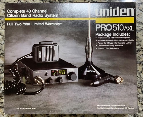 Uniden pro510axl channel cb - pro510axl,