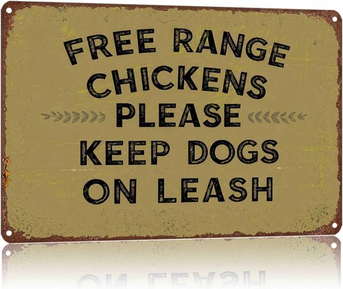 Vintage free range chickens - free,