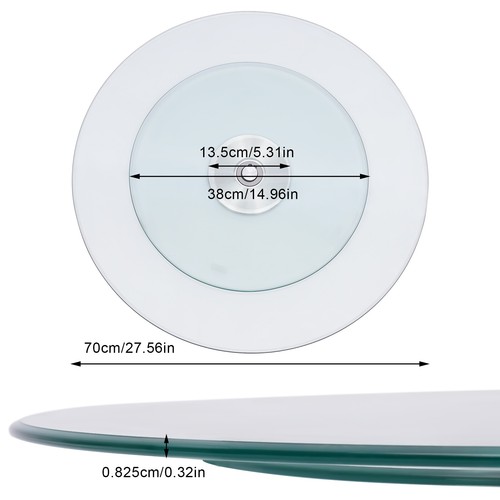 Glass turntable dining - dining, table