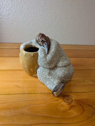 Antique chinese shiwan mudman - chinese,