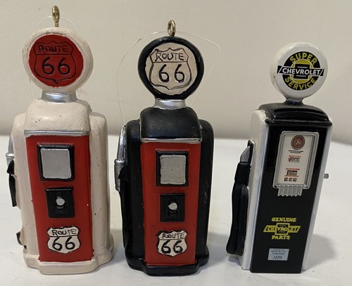 1950 style ceramic gas pumps - 1950's,