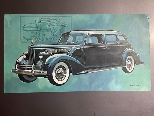 1940 packard limousine - 1940, print