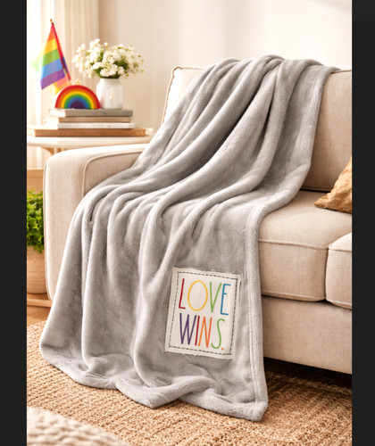 Rae dunn love wins - love, throw
