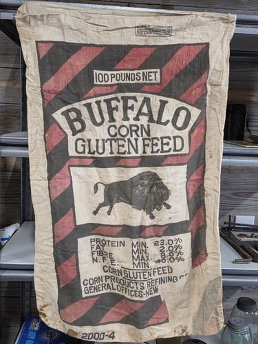 Vtg buffalo brand corn - vtg, gluten