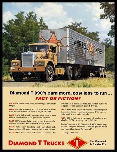 1962 diamond truck campbell - 1962, t