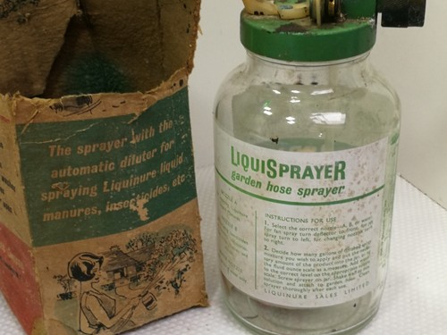 Vintage liquisprayer garden