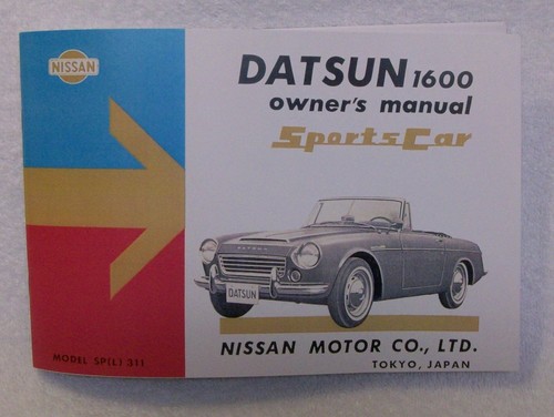 Reprint 1966 datsun 1600 - reprint,