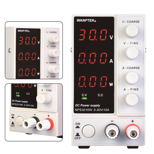 Wanptek nps3010w 30v 10a - nps3010w, 0-10a