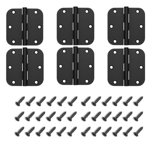 Pack matte black door - 6,