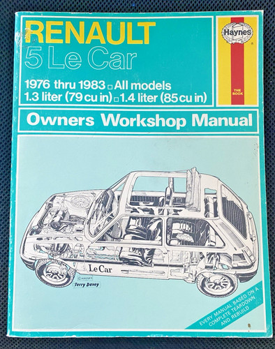 Haynes renault car 1976 - 5,