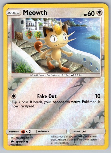 Meowth cute pokemon - pokemon, cards
