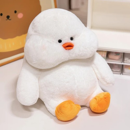 Cute white duck - white, toy