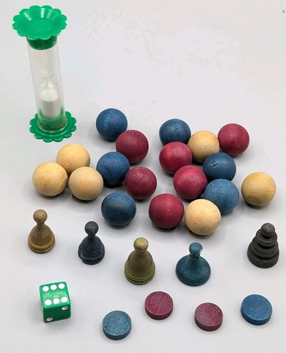 Wooden color balls - wooden,